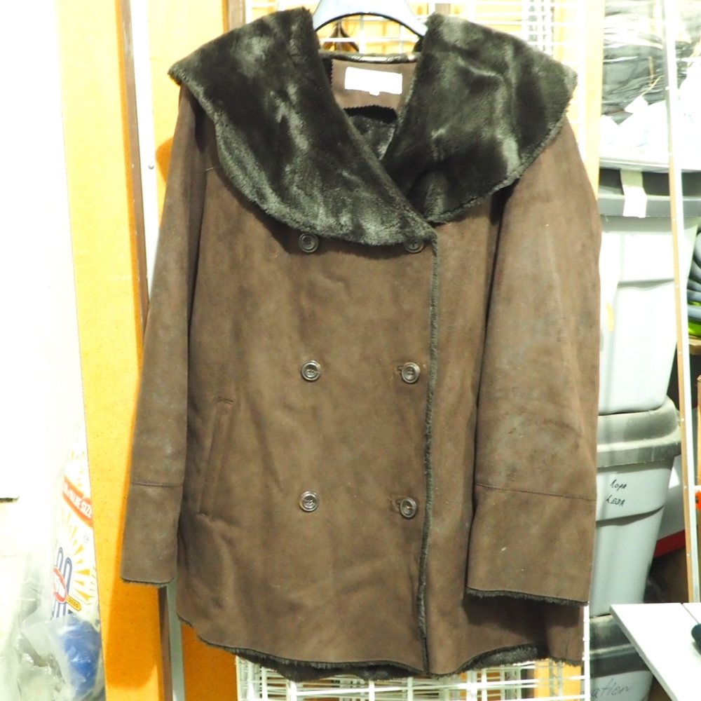 Calvin Klein Brown Vintage Coat
